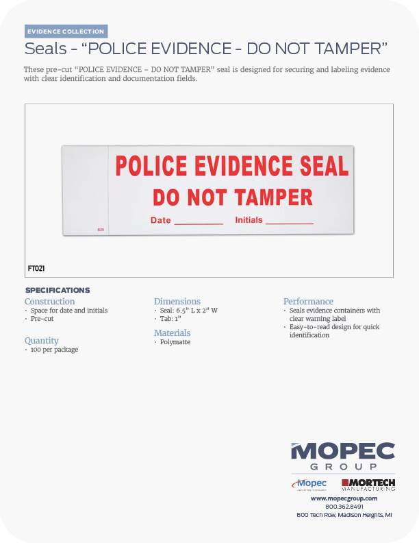Spec Sheet