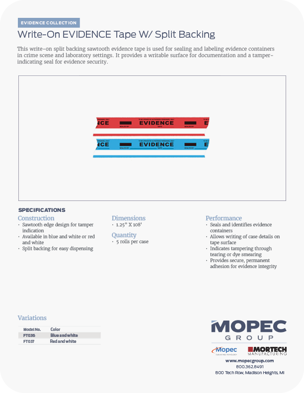 Spec Sheet