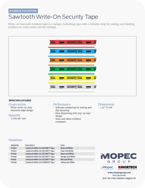 Spec Sheet