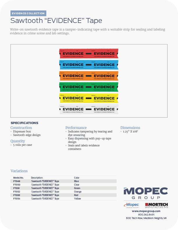 Spec Sheet