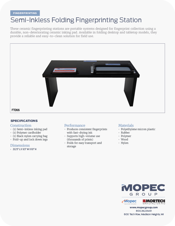 Spec Sheet