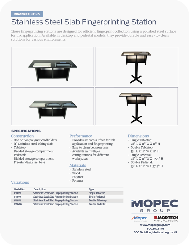 Spec Sheet