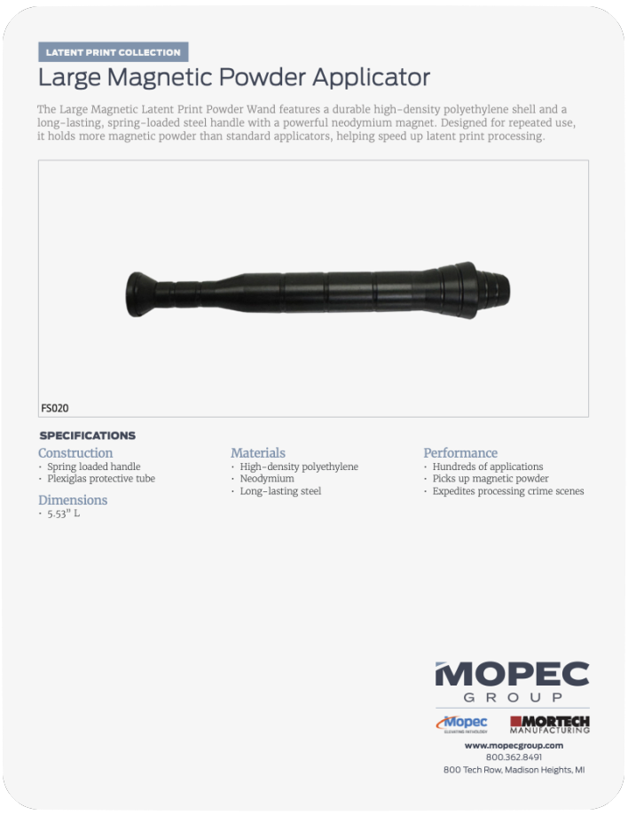 Spec Sheet