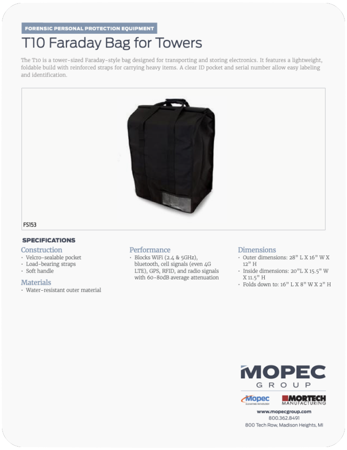 Spec Sheet