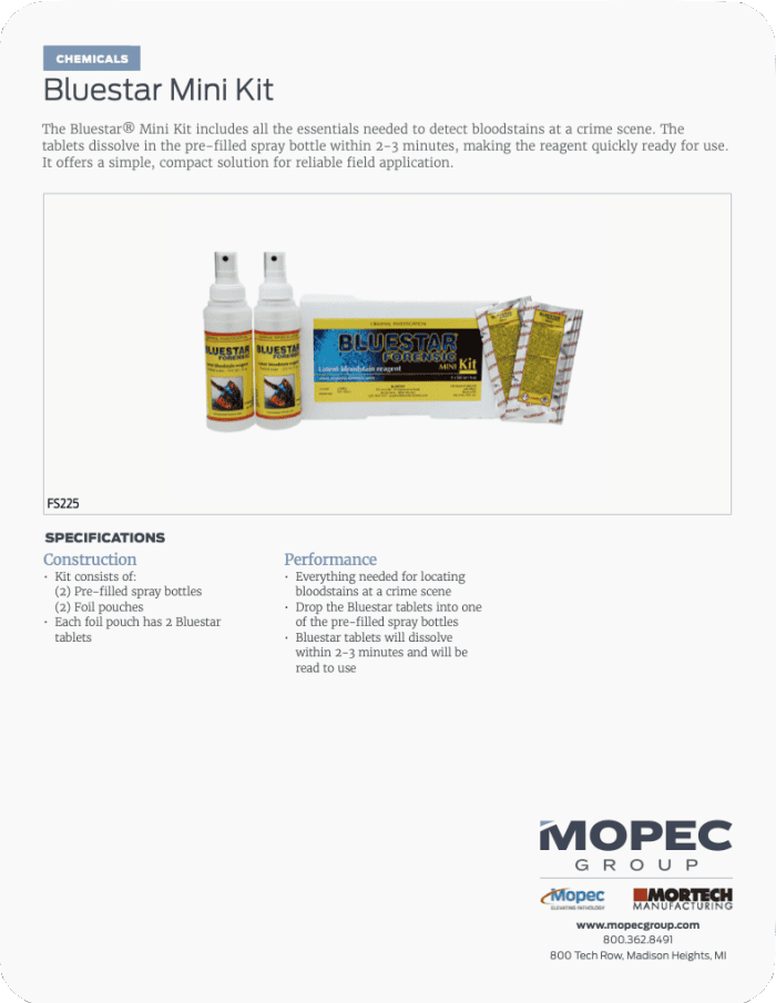 Spec Sheet