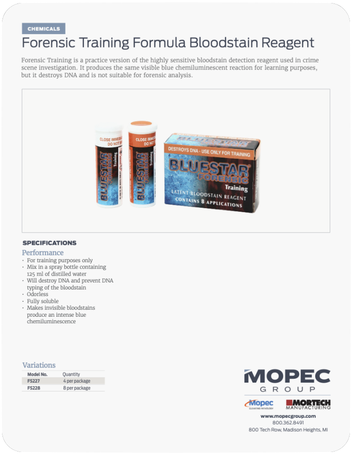 Spec Sheet