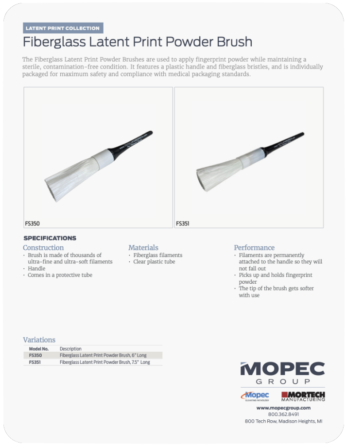 Spec Sheet