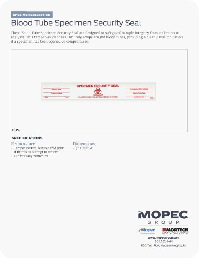 Spec Sheet
