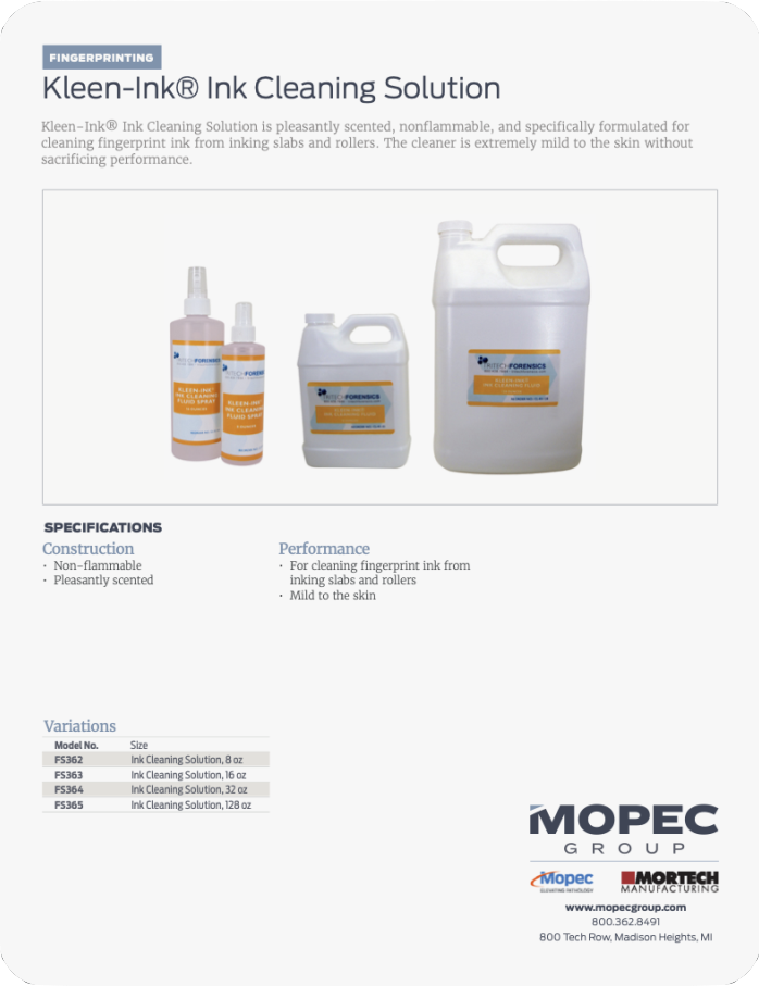 Spec Sheet