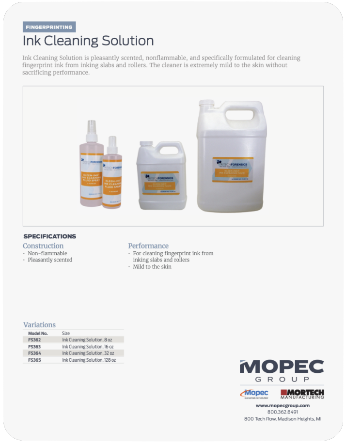 Spec Sheet