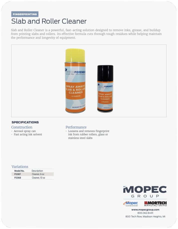 Spec Sheet