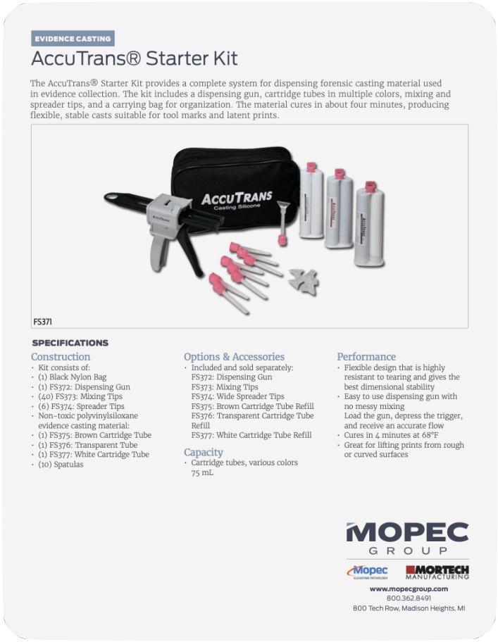 Spec Sheet