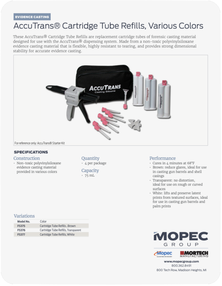 Spec Sheet