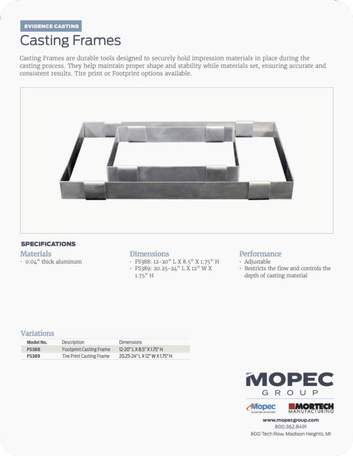 Spec Sheet