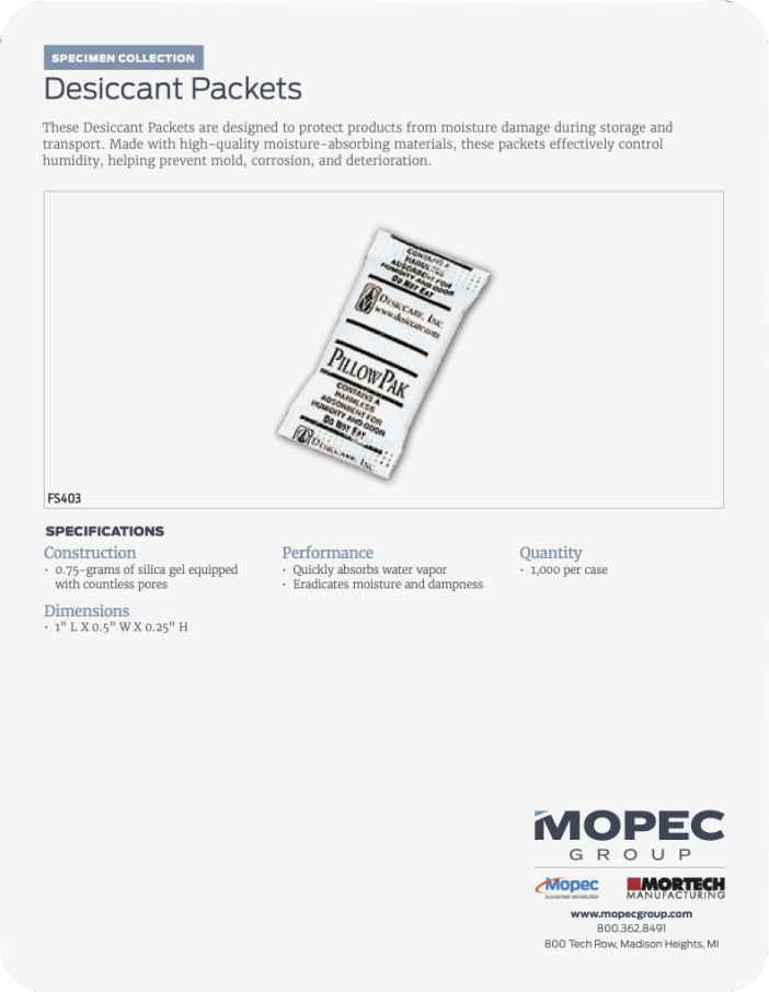 Spec Sheet