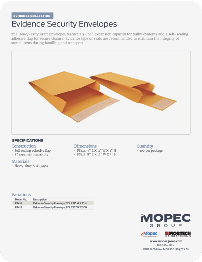 Spec Sheet
