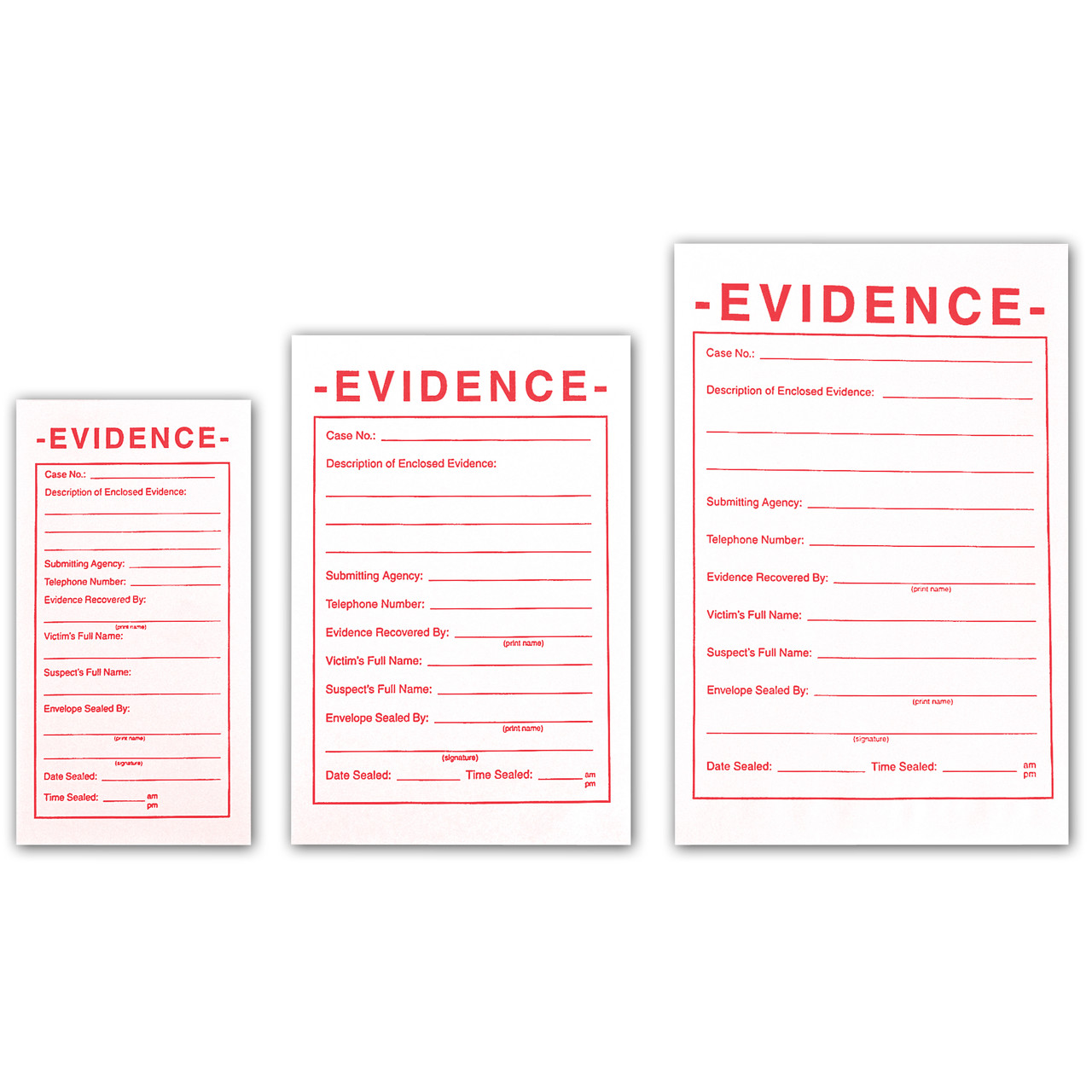 Evidence Envelopes