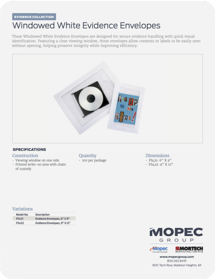 Spec Sheet