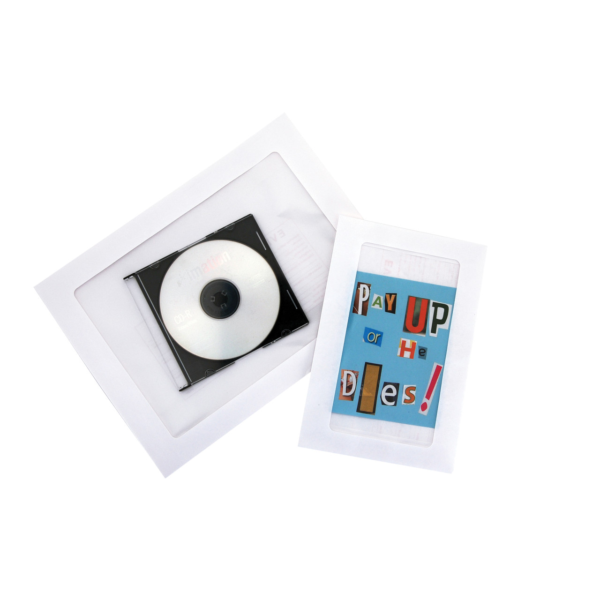 Windowed White Evidence Envelopes