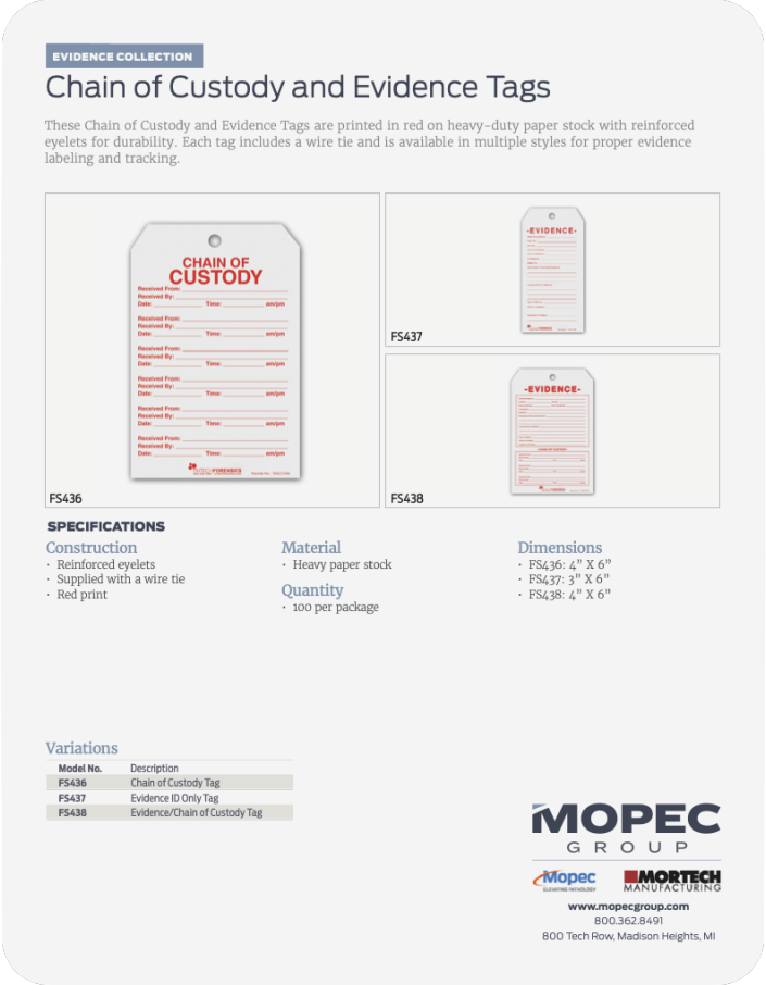 Spec Sheet