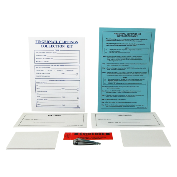 Fingernail Clippings Evidence Collection Kit