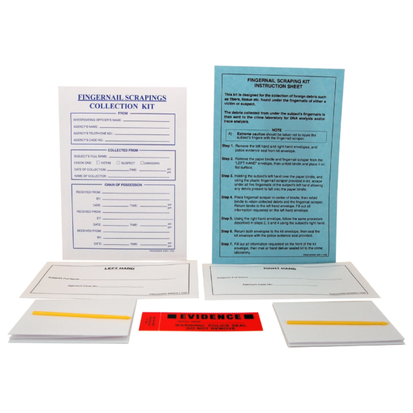 Fingernail Scraping Evidence Collection Kit