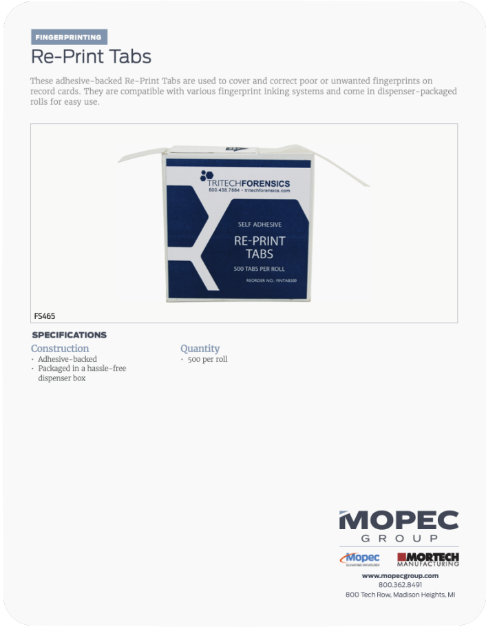 Spec Sheet