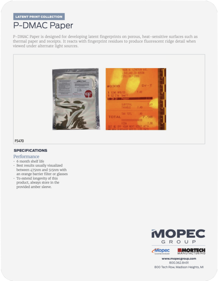 Spec Sheet