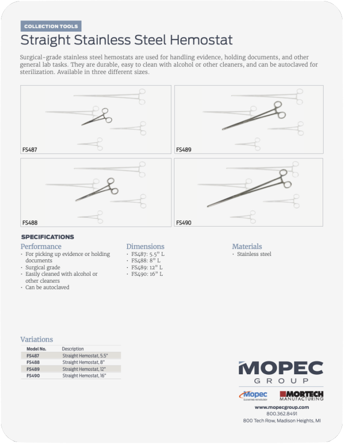 Spec Sheet