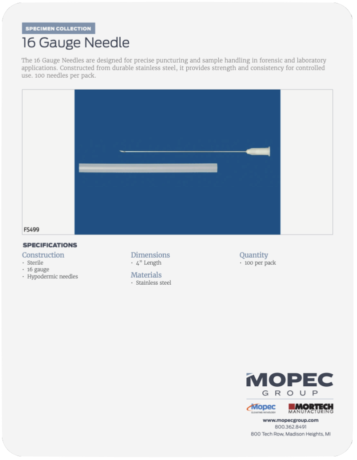 Spec Sheet