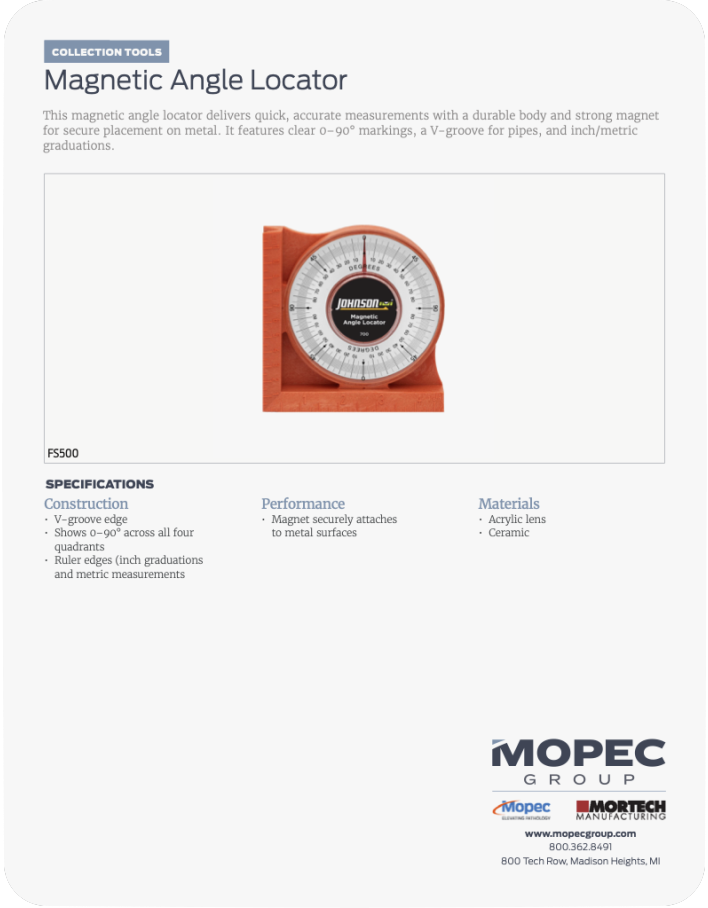 Spec Sheet