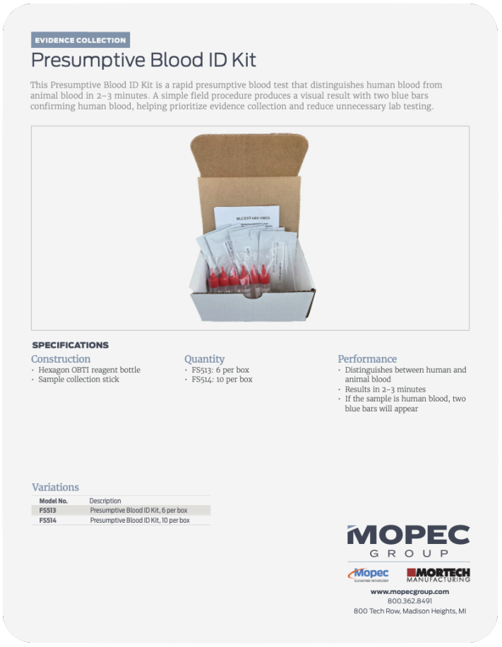 Spec Sheet