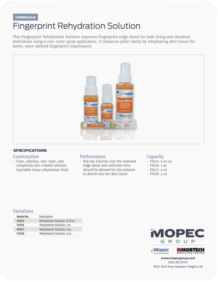 Spec Sheet
