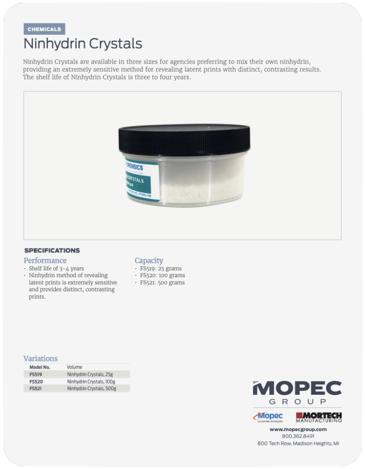 Spec Sheet