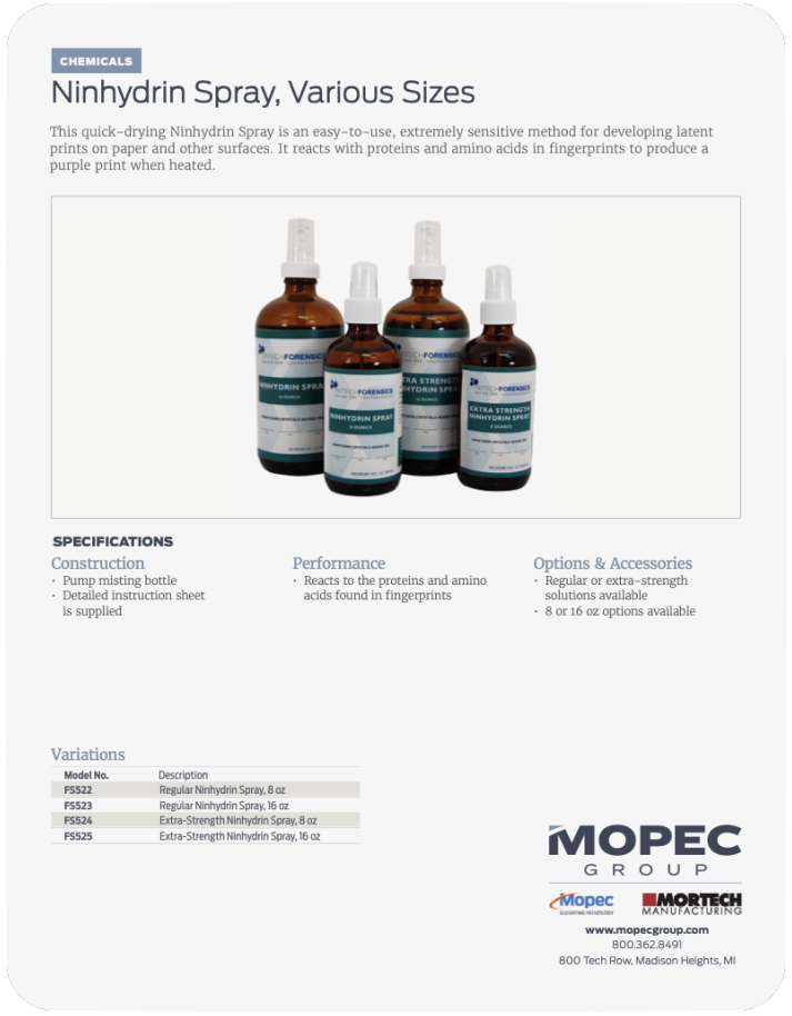 Spec Sheet