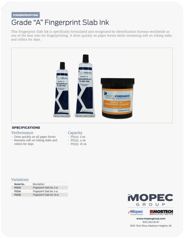 Spec Sheet