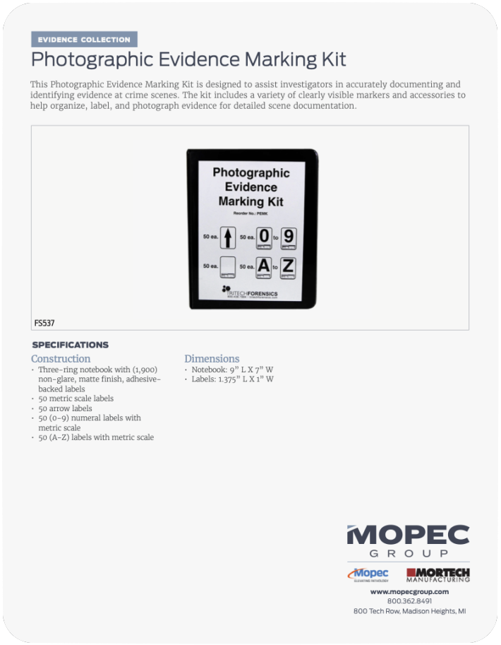 Spec Sheet