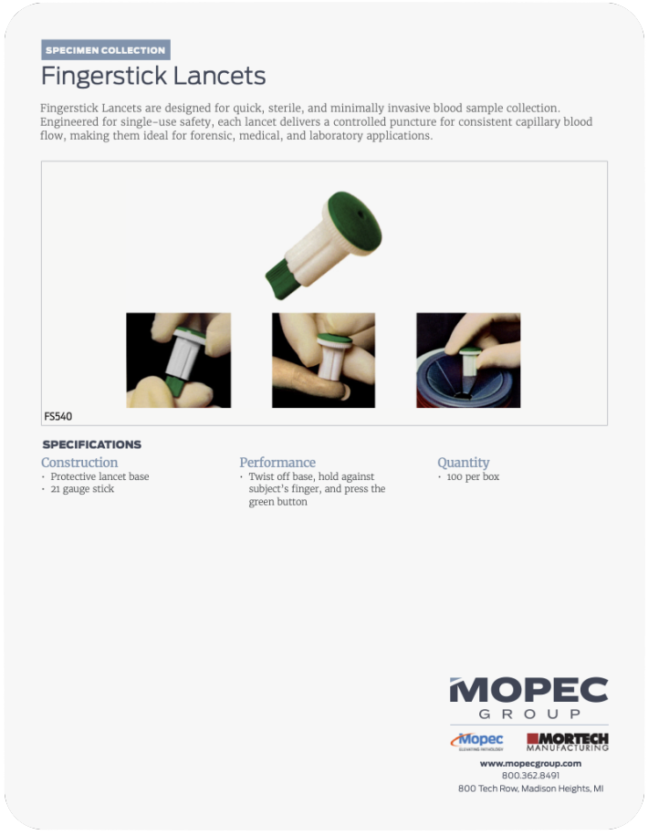 Spec Sheet