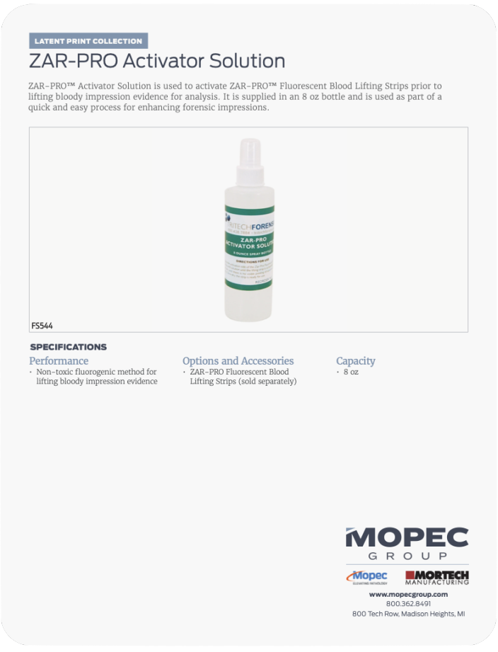 Spec Sheet