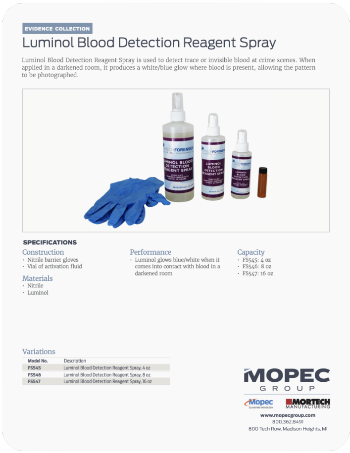 Spec Sheet