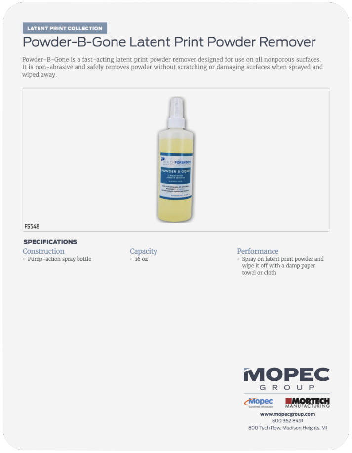 Spec Sheet