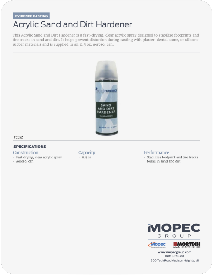 Spec Sheet