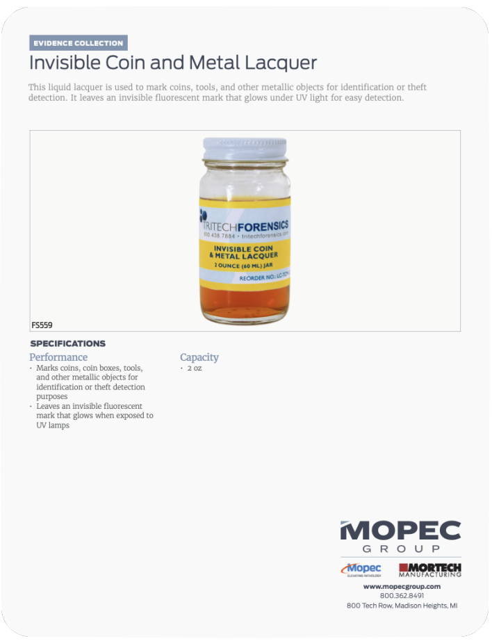 Spec Sheet