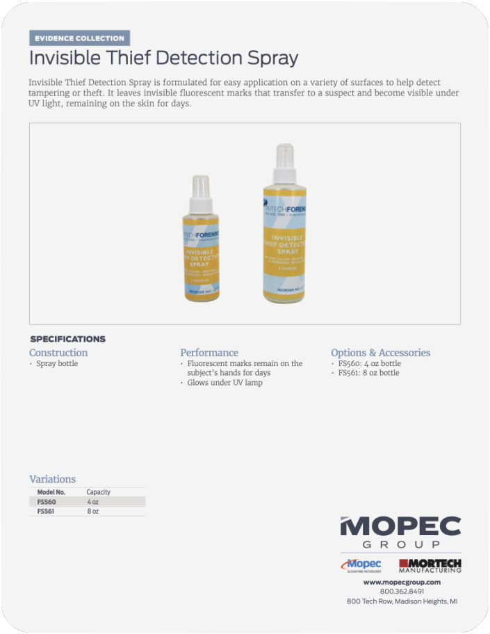 Spec Sheet