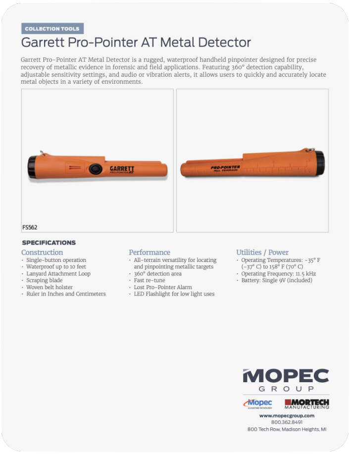 Spec Sheet
