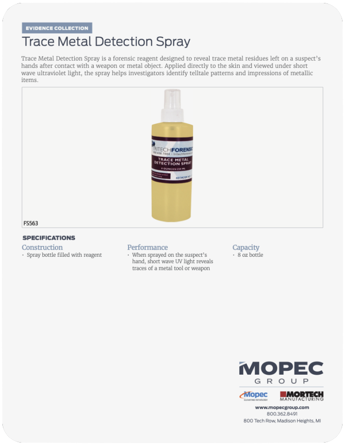 Spec Sheet