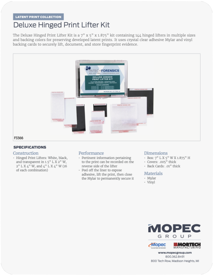 Spec Sheet