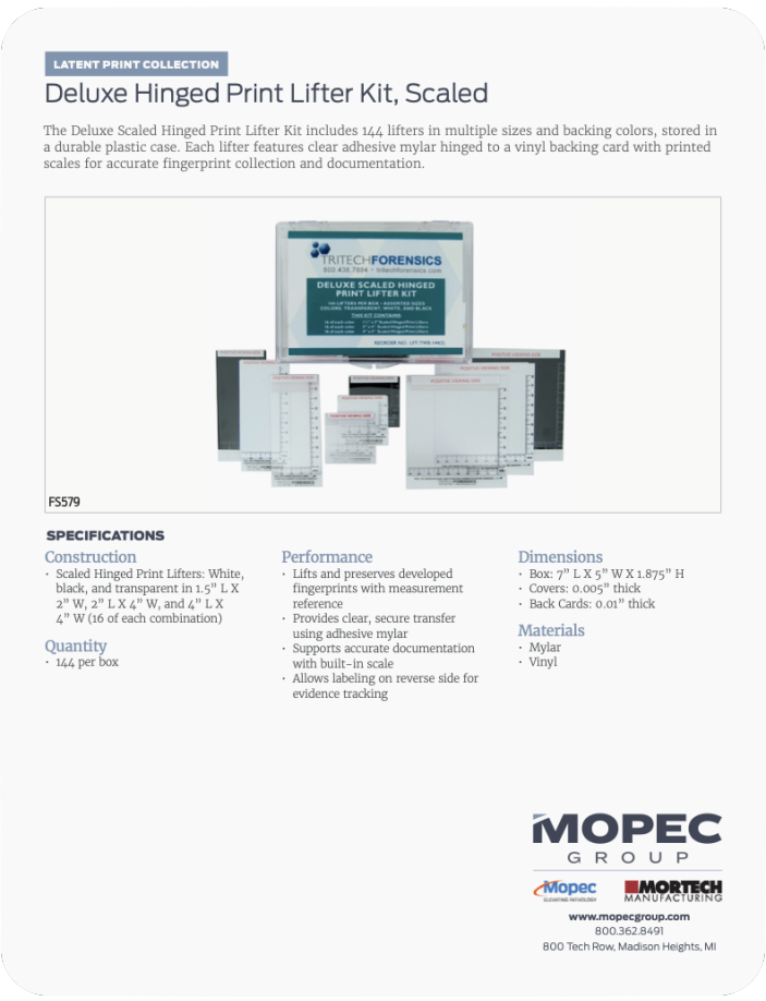 Spec Sheet