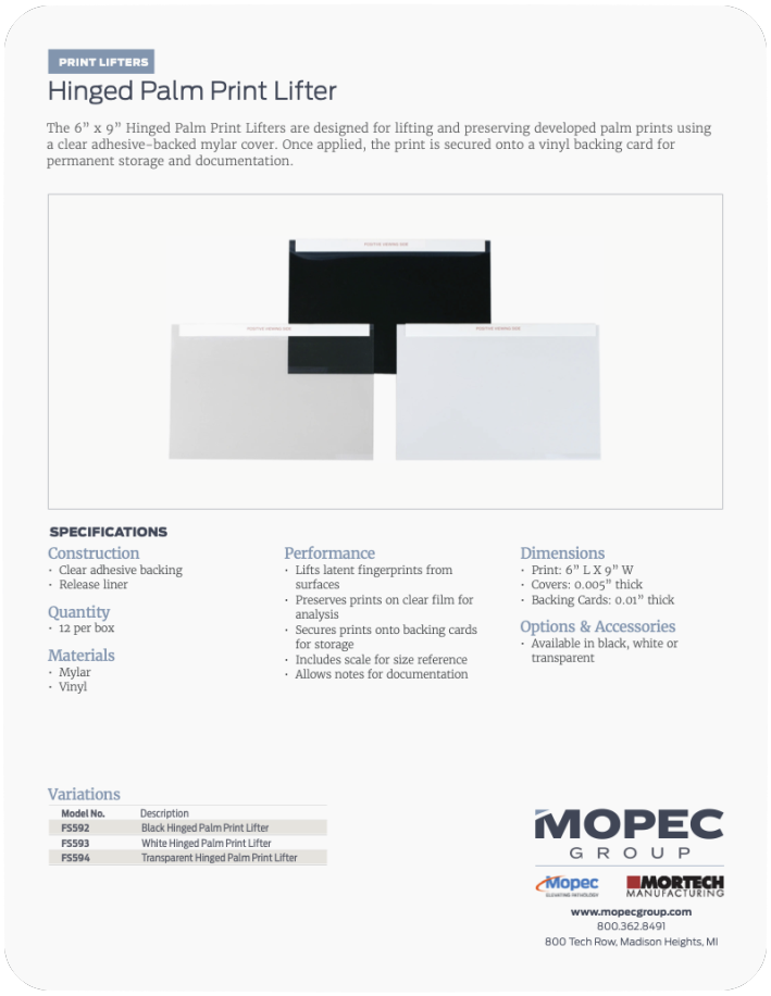 Spec Sheet