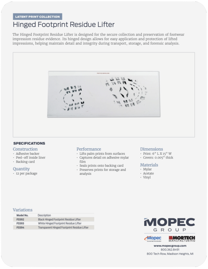 Spec Sheet